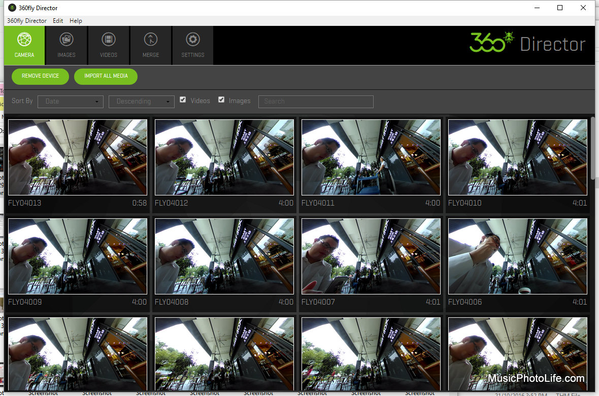 360fly desktop app - review by musicphotolife.com