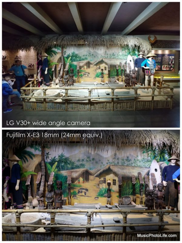 LG V30+ sample image compares to Fujifilm X-E3 18-55mm lens