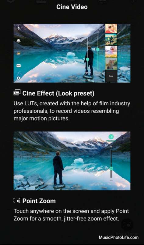 LG V30+ Cine Video