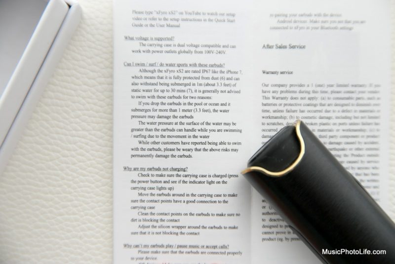 xFyro xS2 True Wireless Waterproof Earbuds review by musicphotolife.com, Singapore consumer gadget blog