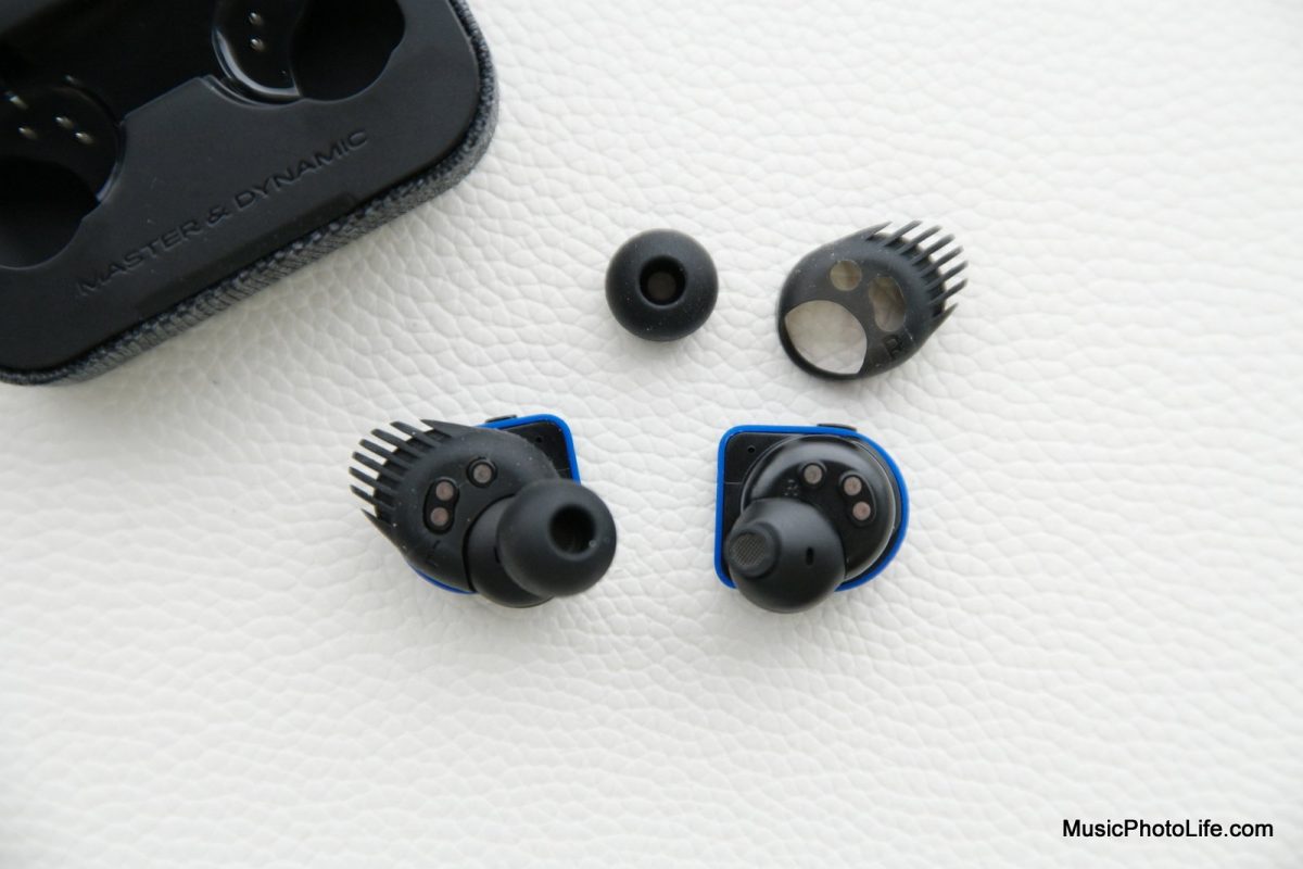 Master & Dynamic MW07 GO ear tips and Fit Wings