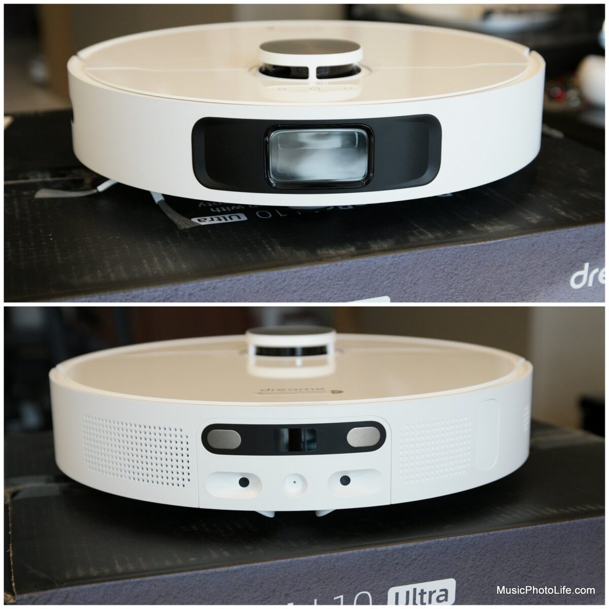 DreameBot L10 Ultra robot cleaner front and back