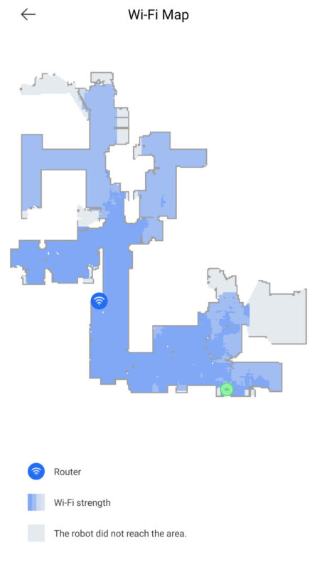 DreameBot L10 Ultra app - Wi-Fi Map