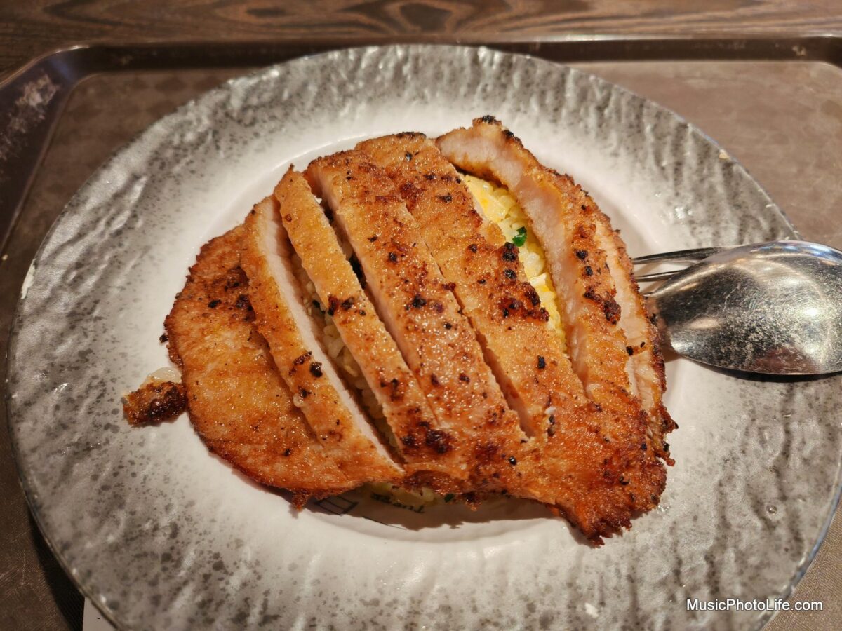 Honor Magic V2 test shot - fried rice with pork chop