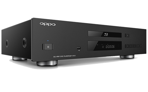 OPPO BDT-101CI Universal player side view