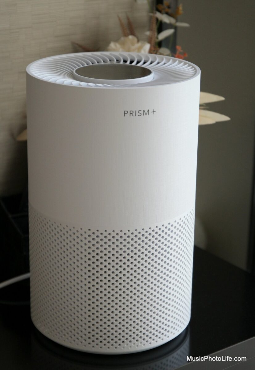 Prism+ Vortex smart air purifier side view