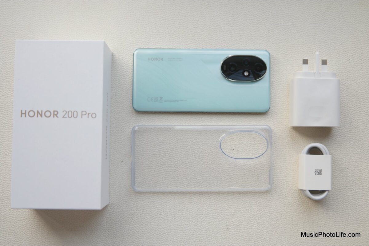 Honor 200 Pro unboxing with accessories