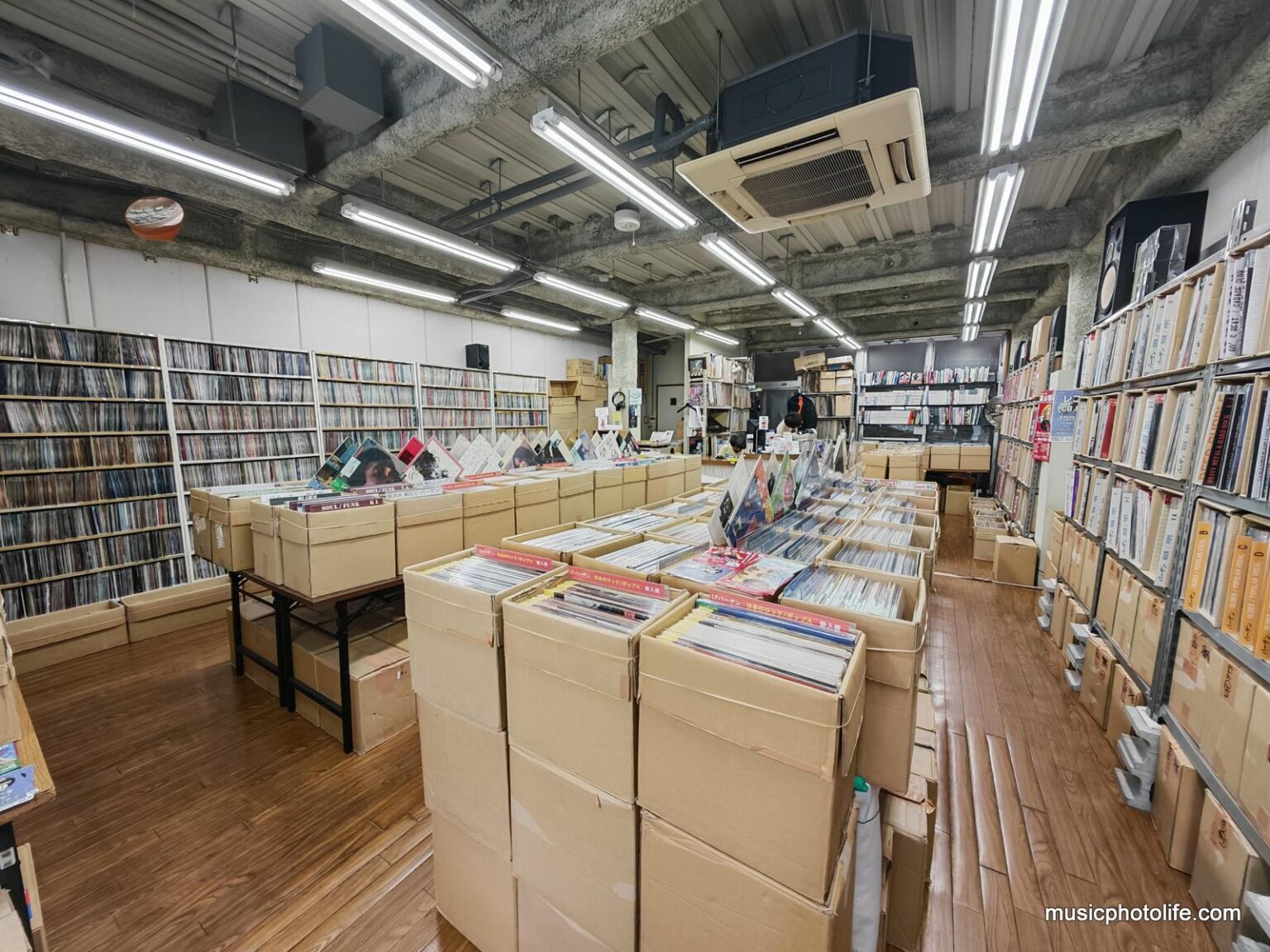 Japanese Record Store Vinyl Record Shopping at Hiroshima, Fukuyama, Okayama in Japan