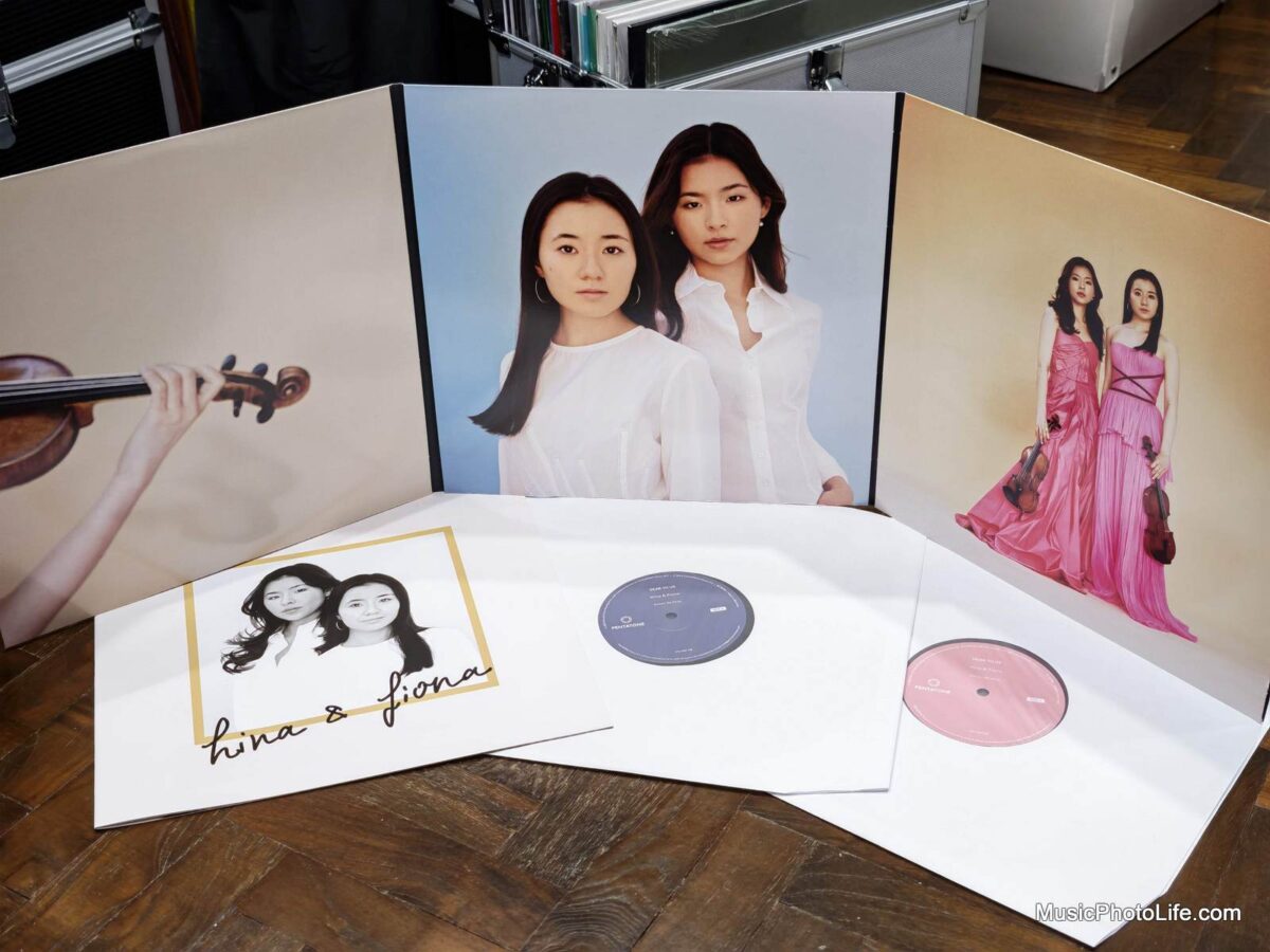 Hina & Fiona Dear To Us vinyl album - triple fold cover sleeve
