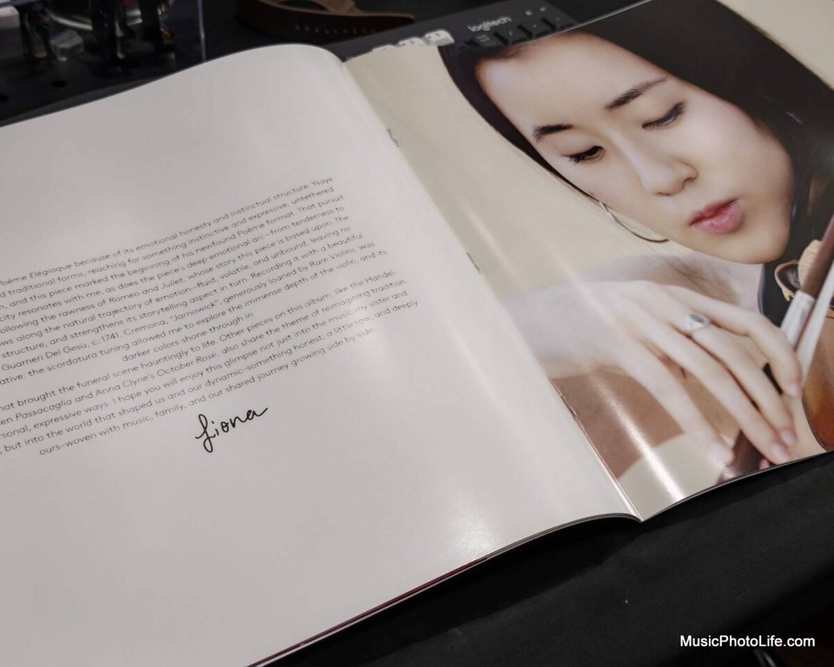 Hina & Fiona Dear To Us vinyl album - booklet featuring Fiona