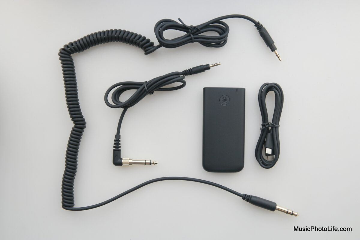 OneOdio Studio Max 2 cables and M2 transmitter