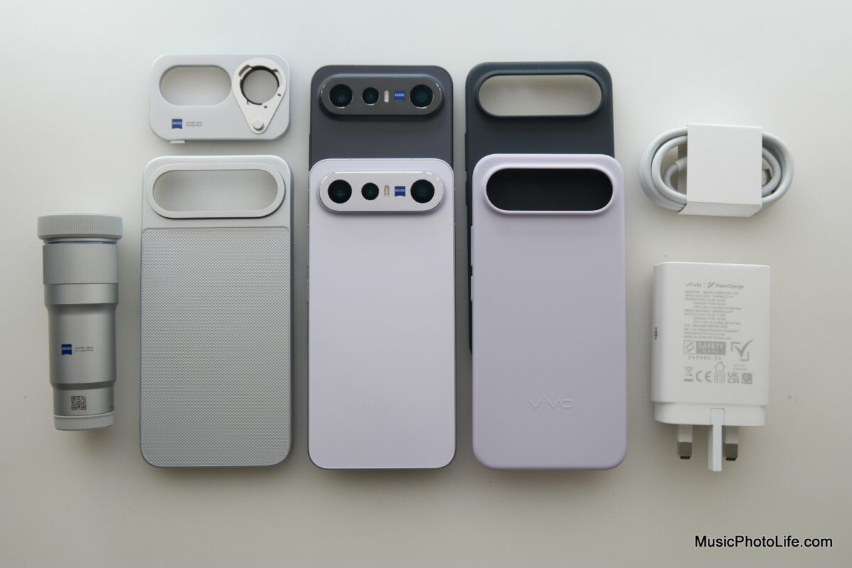 vivo X300 FE unboxing accessories in 2 colours
