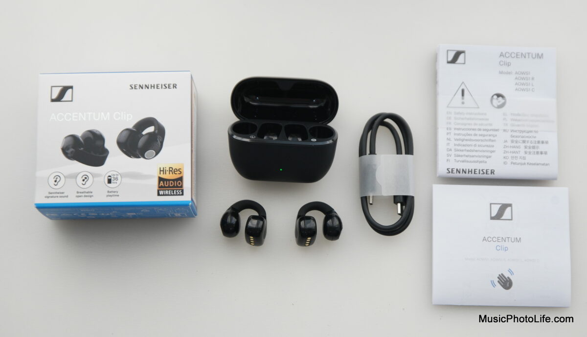 Sennheiser ACCENTUM Clip unboxing