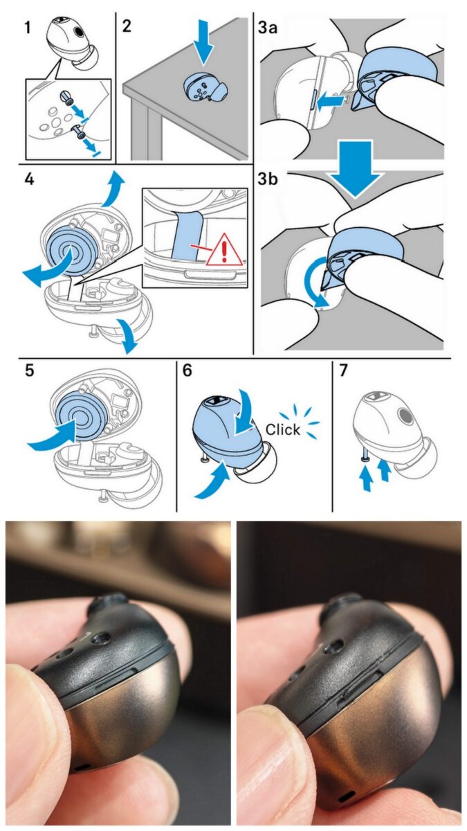 Sennheiseser MOMENTUM True Wireless 5 - earbud battery instructions