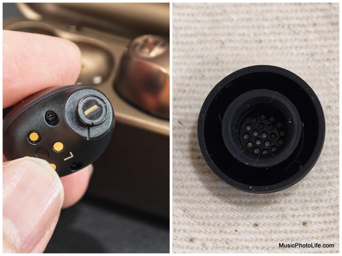 Sennheiseser MOMENTUM True Wireless 5 - ear tip design