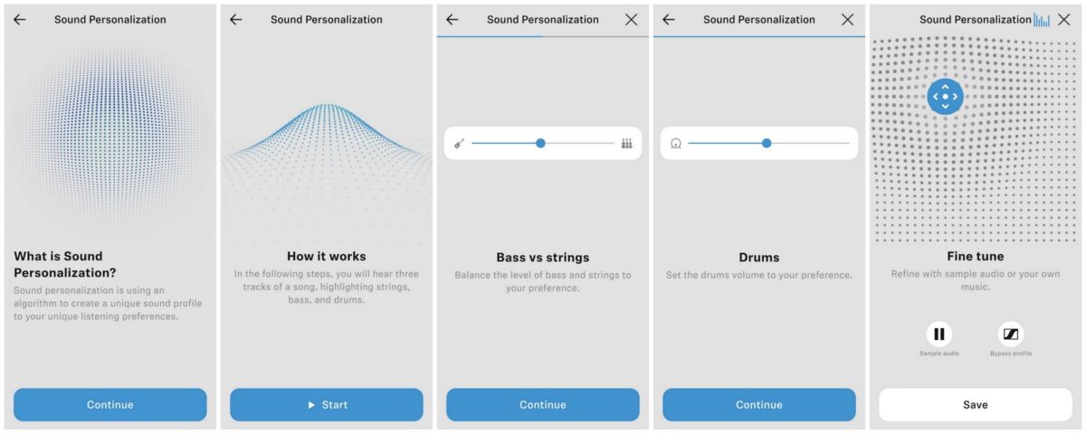 Sennheiseser MOMENTUM True Wireless 5 - Sound Personalization